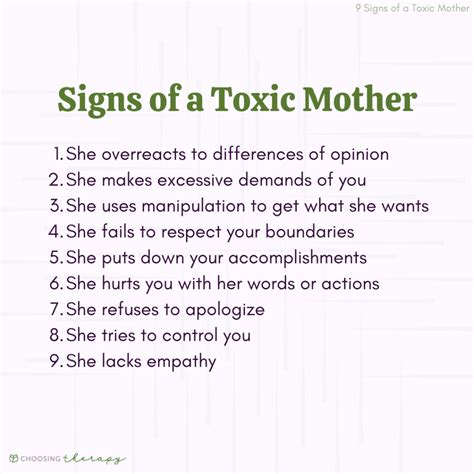 forcing mom|17 Surprising Signs Your Mom Is Toxic — And What To Do About .